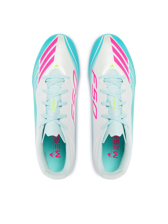 adidas Взуття для футболу adidas F50 Messi Club Tf JQ0947 Білий
