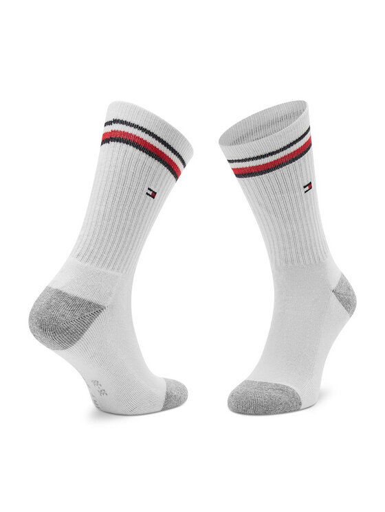 Tommy Hilfiger Dlouhé ponožky Tommy Hilfiger 100001500 Bílá