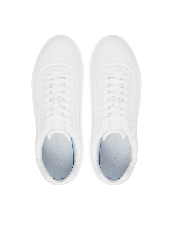 Calvin Klein Laisvalaikio batai Calvin Klein Basket Cups Oxf Lup Hf Lth YM0YM01452 Balta