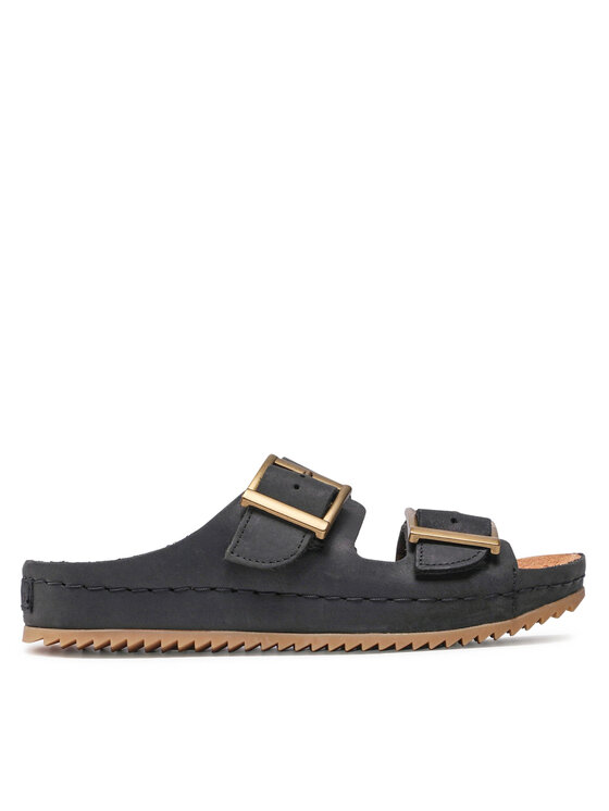 Clarks Natikači Clarks Brookleigh Sun 261650574 Črna