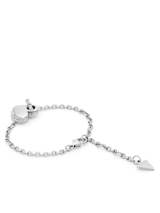 Guess Bransoletka Guess JUBB06 074JW Srebrny
