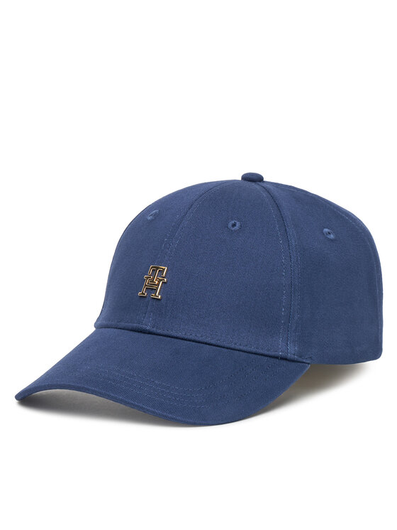 Tommy Hilfiger Cappellino Tommy Hilfiger Elevated Chic AW0AW17631 Blu scuro
