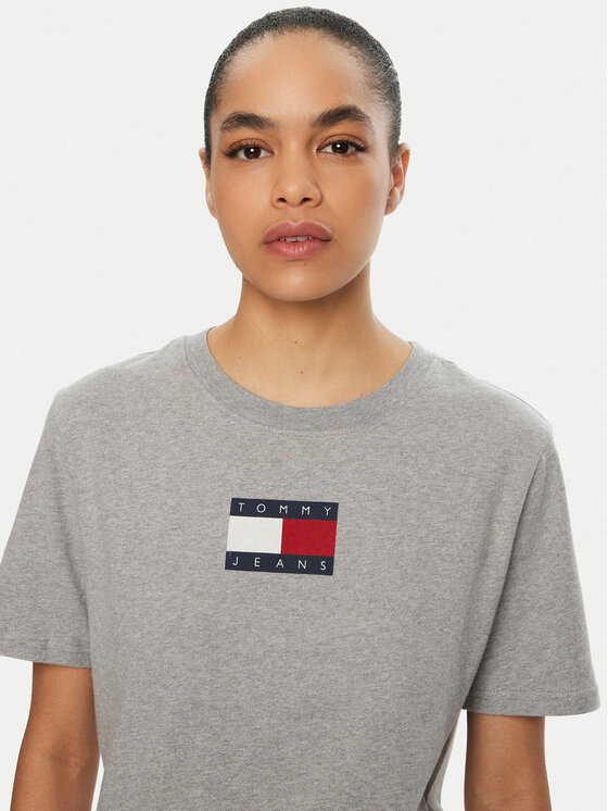 Tommy Jeans Tommy Jeans Camiseta DW0DW20461 Gris Relaxed Fit