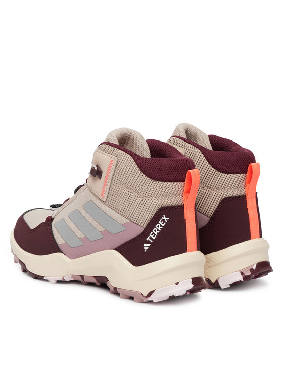 adidas Трекінгові черевики adidas Terrex Ax4R Mid Hiking Shoes Kids KI5812 Бежевий