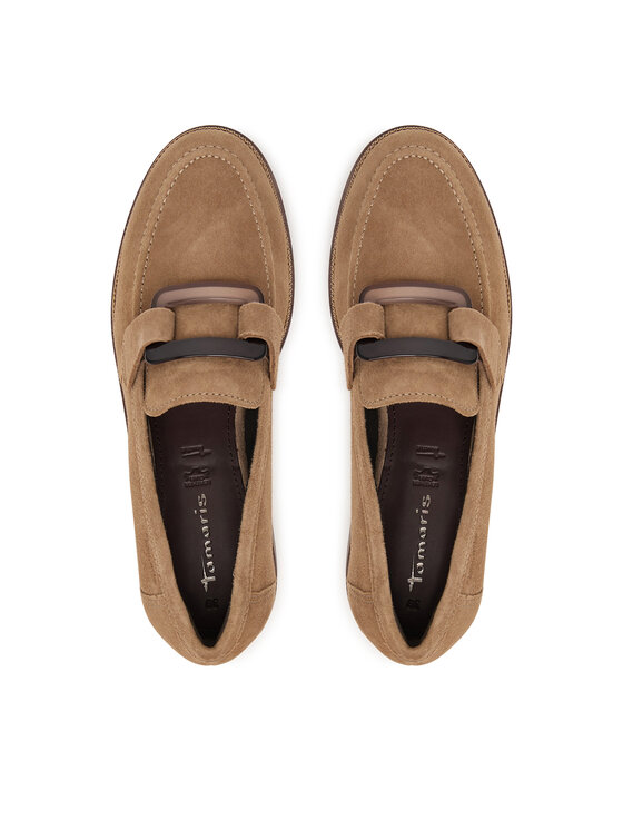 Tamaris Loafersy Tamaris 1-24722-43 Beżowy