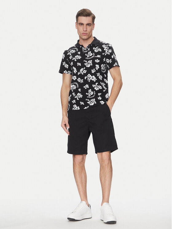 KARL LAGERFELD KARL LAGERFELD Polo marškinėliai A2M46036 Juoda Regular Fit