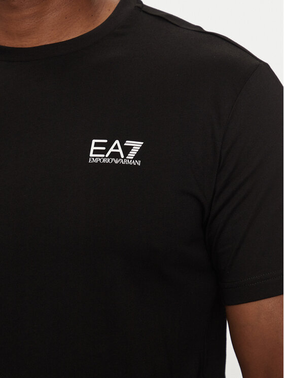 EA7 Emporio Armani EA7 Emporio Armani Футболка 8NPT25 PJVPZ 1200 Чорний Regular Fit