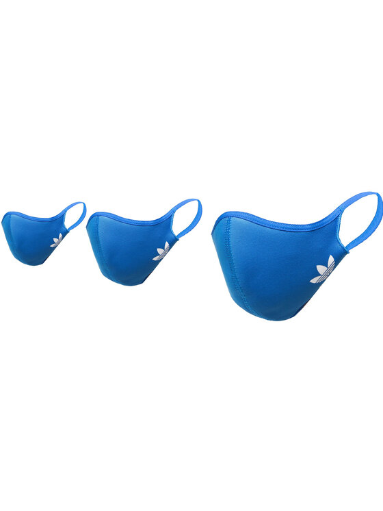 Medžiaginių kaukių rinkinys adidas Face Cvr Small H32392 Mėlyna ...