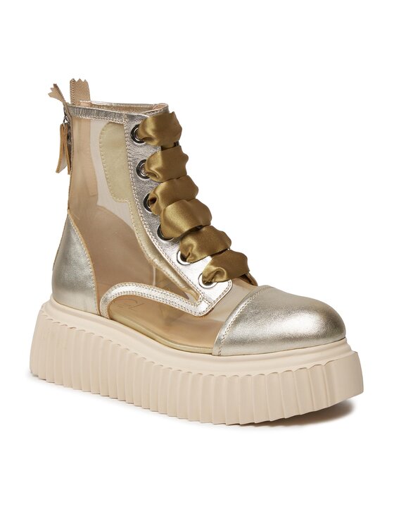 AGL Botines planos AGL Iggy D751563PGK7657G235 Oro