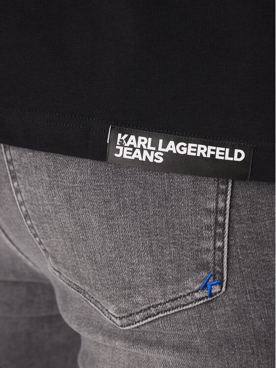 Karl Lagerfeld Jeans Karl Lagerfeld Jeans Футболка A2M17036 Чорний Regular Fit