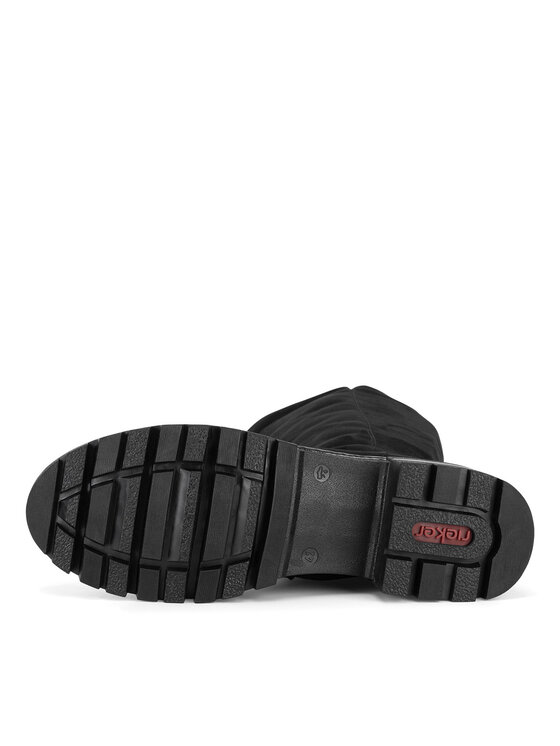 Rieker Μπότες Rieker 76890-00 Μαύρο