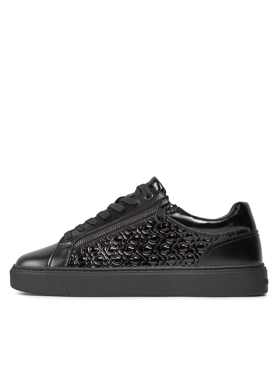 Calvin Klein Tenisice Calvin Klein Low Top Lace Up W/Zip Mono HM0HM01277 Crna
