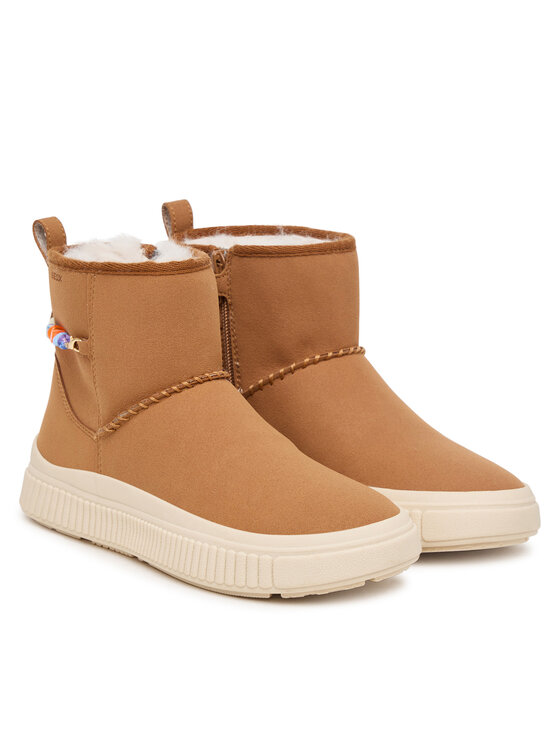 Geox Kozaki Geox J Laquinny Girl J66M3E 000AU C6627 S Brązowy