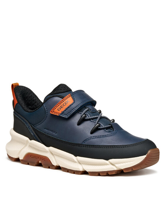 Geox Sneakersy Geox J Flexyper Plus J56LCA 0MEFU C4002 D Granatowy