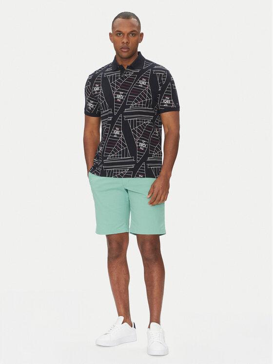 Tommy Hilfiger Tommy Hilfiger Polo majica Sailing MW0MW39309 Mornarsko modra Regular Fit