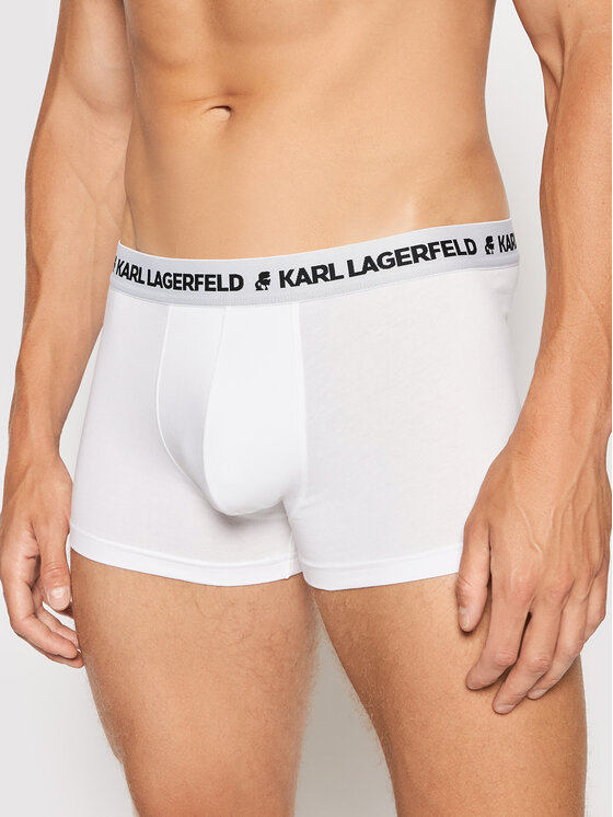 KARL LAGERFELD KARL LAGERFELD Set bokserica﻿ Logo Trunks 211M2102 Bijela