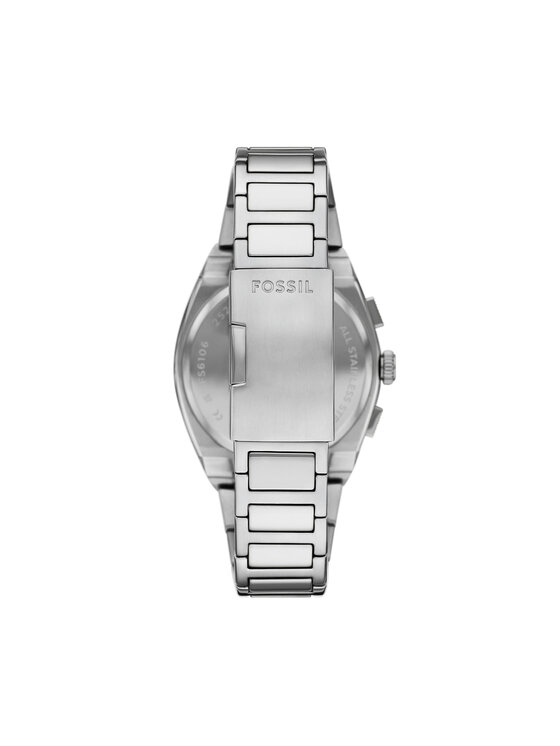 Fossil Годинник Fossil Everett  Chronograph FS6105 Срібний