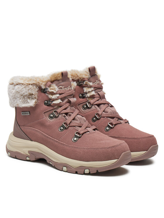 Skechers Šnurovacia obuv Skechers Snow Worries 167882/MVE Ružová