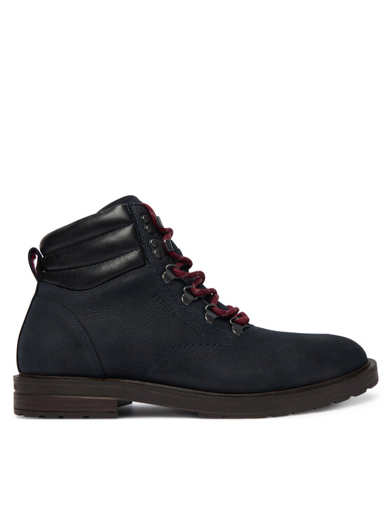 Tommy Hilfiger Зимни обувки Tommy Hilfiger Cleated Hilfiger Wrm Hook Boot FM0FM05699 Тъмносин