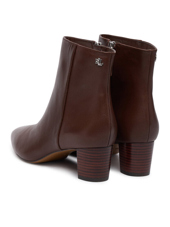 LAUREN RALPH LAUREN Členková obuv LAUREN RALPH LAUREN Demi 802974503002 Hnedá