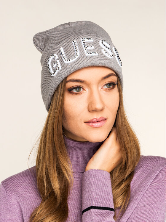 Guess Čepice Guess Not Coordina Ted Hats AW8241 WOL01 Šedá