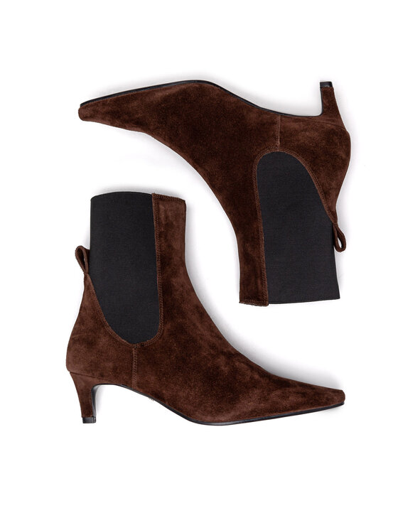GINO ROSSI Polokozačky Gino Rossi JOSE-116096 Hnědá