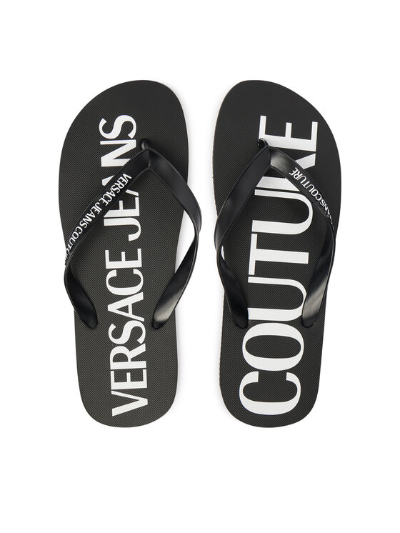 Versace Jeans Couture В'єтнамки Versace Jeans Couture 80YA3SQ7 ZSS81 Чорний