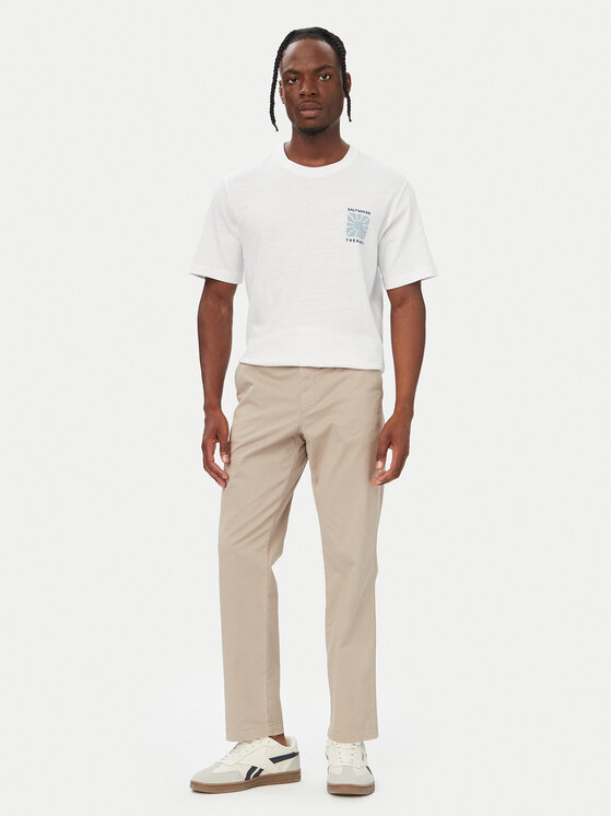 Jack & Jones Jack & Jones Camiseta Jake 12294944 Blanco Relaxed Fit