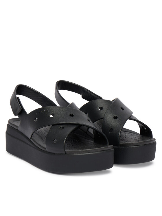 Crocs Босоніжки Crocs Brooklyn 4U Cross Strap Sandal 212254 Чорний