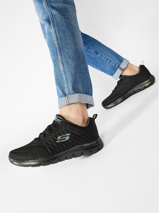 Skechers Superge Skechers The Happs 52185/BBK Črna