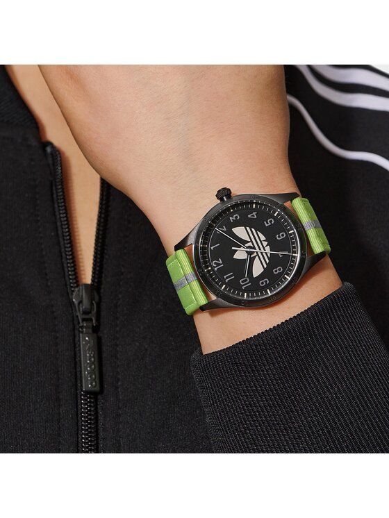 adidas Originals Годинник adidas Originals Code Four Watch AOSY23040 Чорний