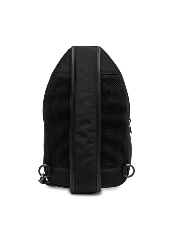 Tommy Hilfiger Zaino Tommy Hilfiger Th Nylon Travel Sling Bag AM0AM13572 Nero
