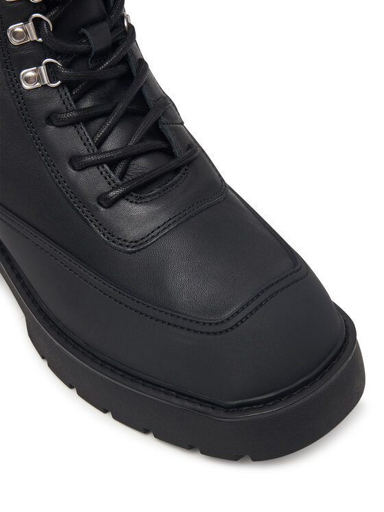 Calvin Klein Ghete Calvin Klein Chunky Hiking Lup Boot Lth Wl Em HW0HW03204 Negru