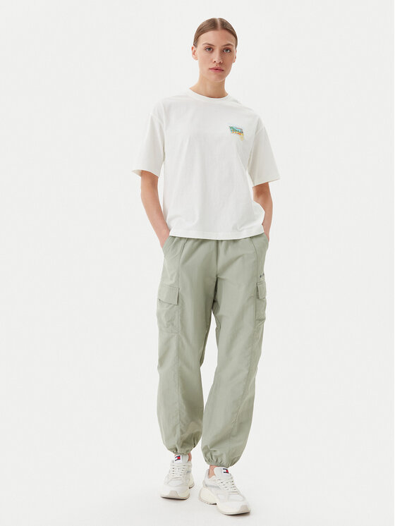 Napapijri Napapijri Футболка S-Nice NP0A4IG4 Écru Regular Fit