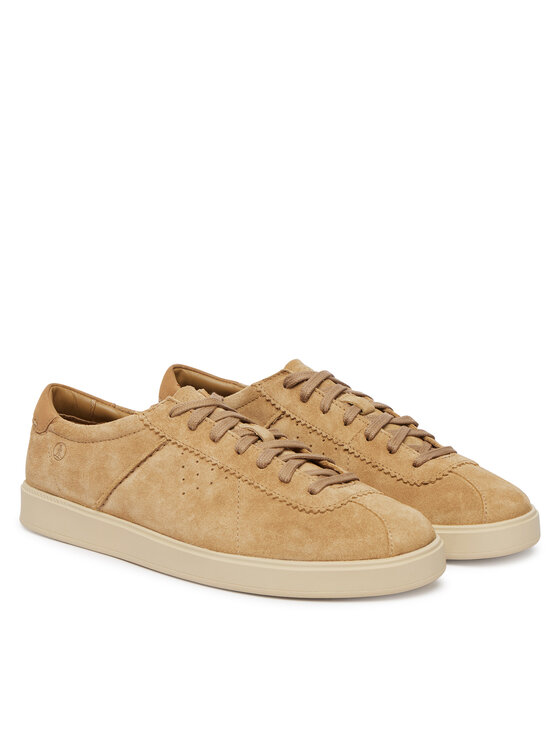 Clarks Снікерcи Clarks Lockford Lace 26186194 Бежевий