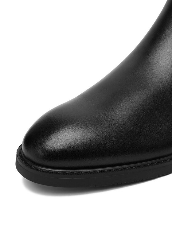 GINO ROSSI Kotníková obuv s elastickým prvkem Gino Rossi CEO-DANTE-07 125AM Černá