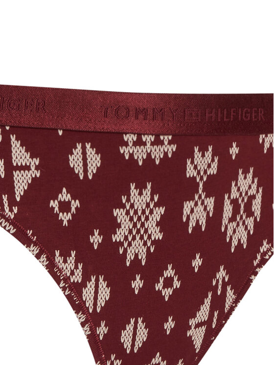 Tommy Hilfiger Tommy Hilfiger Conjunto de bragas UW0UW05529 Rojo oscuro