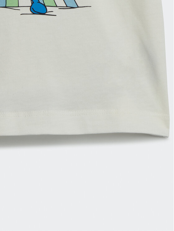 adidas adidas Футболка Graphic Print T-Shirt IB8607 Білий Regular Fit