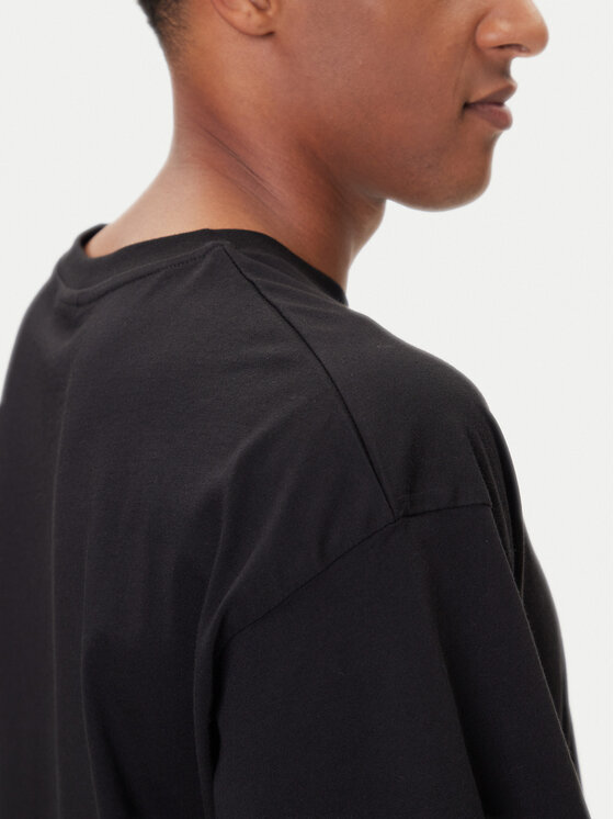 Plein Sport Plein Sport Camiseta PAEC MTK8324 STE001N Negro Loose Fit