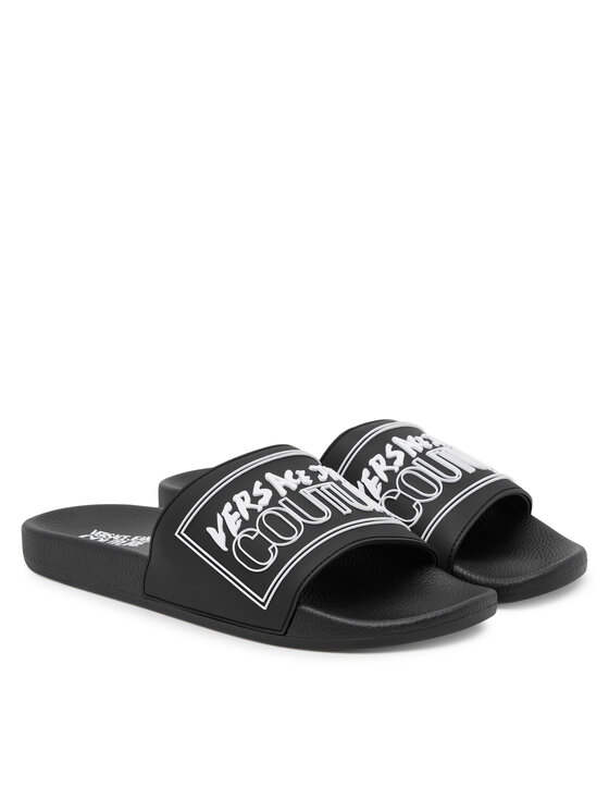 Versace Jeans Couture Шльопанці Versace Jeans Couture 79YA3SQ3 ZSC22 899 Чорний