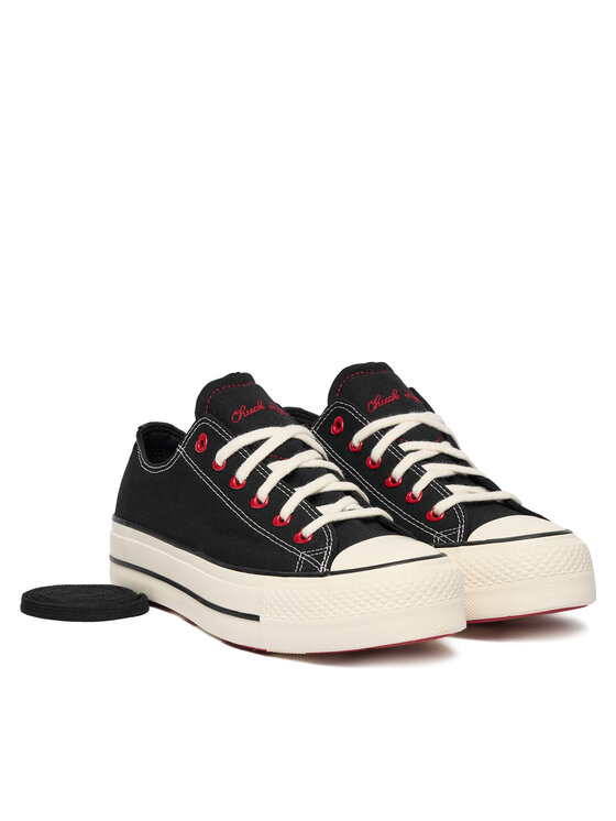 Converse Кеди Converse Chuck Taylor All Star Lift Platform Hearts A19059C Чорний