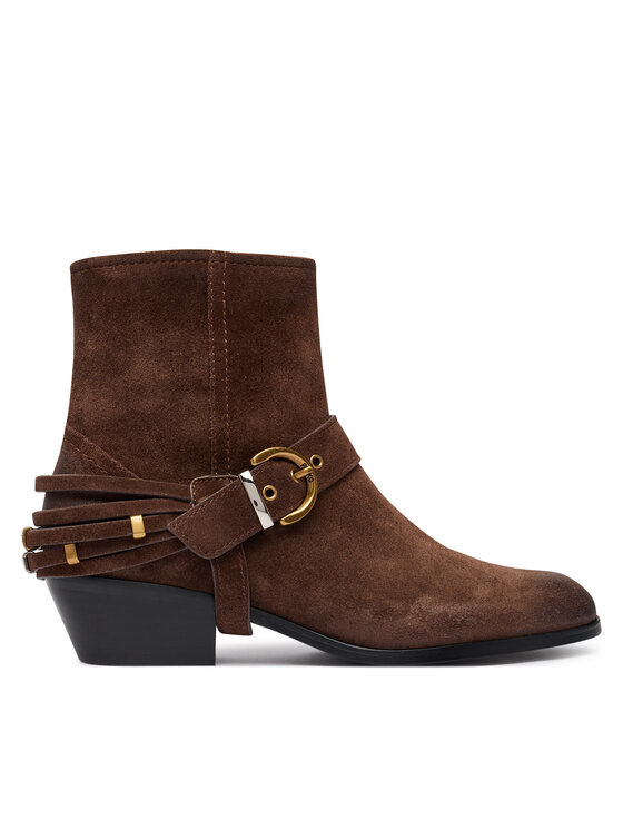 PINKO Ковбойські чоботи PINKO Jane 07 SD0557P151 Темно-коричневий