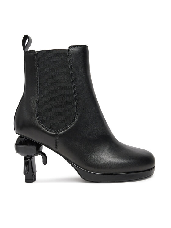 KARL LAGERFELD Škornji KARL LAGERFELD KL39044 Črna