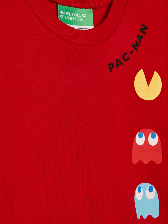 United Colors Of Benetton United Colors Of Benetton Футболка PAC-MAN 3096G102F Червоний Regular Fit