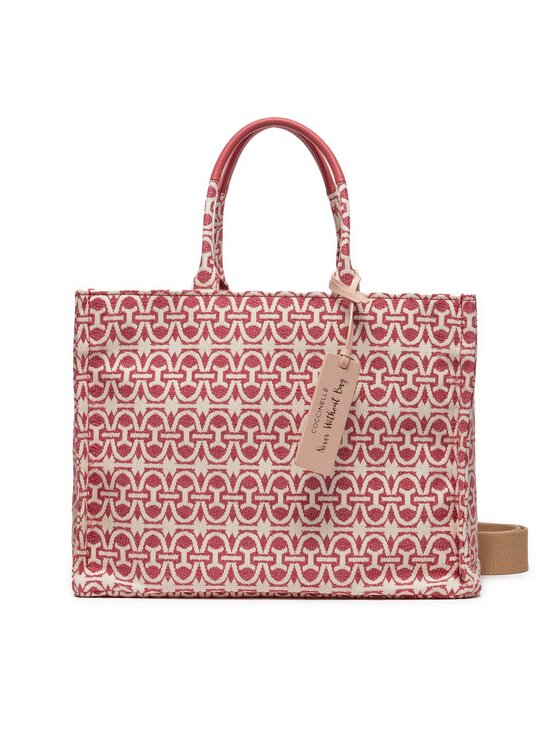 Coccinelle Дамска чанта Coccinelle MDB Never Without Bag Monogram E1 MBD 18 02 01 Червен