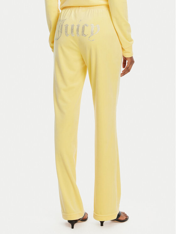 Juicy Couture Juicy Couture Pantalones de chándal Tina JCAPW045 Amarillo Regular Fit