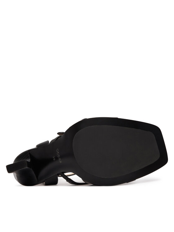 Guess Босоніжки Guess FLJRAD LEA03 Чорний