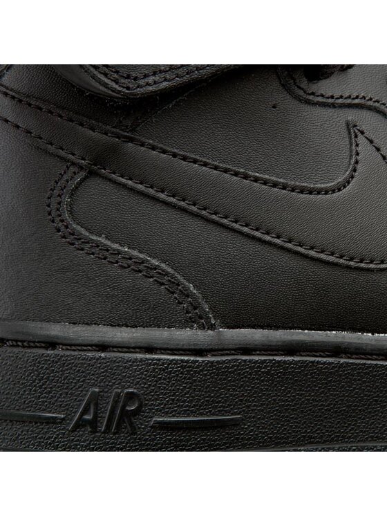 Nike Сникърси Nike Air Force 1 Mid (GS) 314195 004 Черен