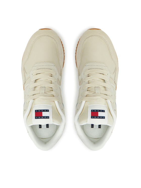 Tommy Jeans Snīkeri Tommy Jeans Tjw Eva Retro Runner EN0EN02771 Bēšs