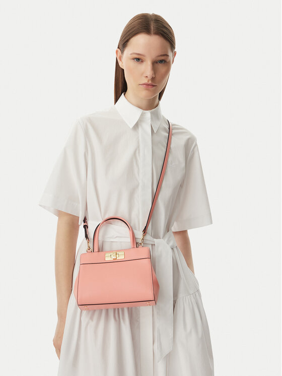 Tommy Hilfiger Soma Tommy Hilfiger Th Modern Mini Satchel AW0AW18726 Gaiši rozā